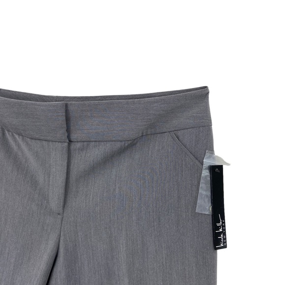 New NICOLE MILLER Capri Pants Essential Easy Care Pockets Wide Leg - Picture 3 of 9